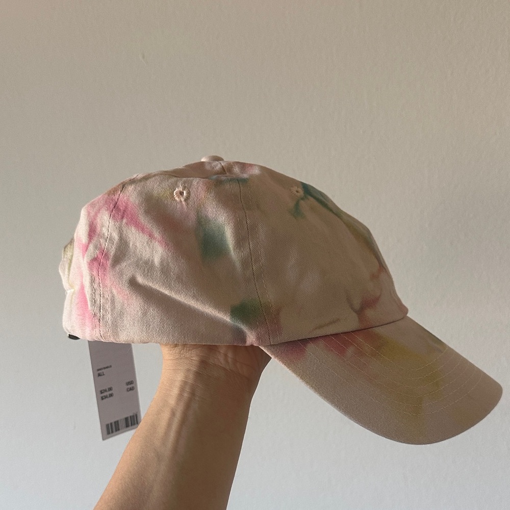 Urban Outfitters Pastel Tie-Dye Baseball Cap